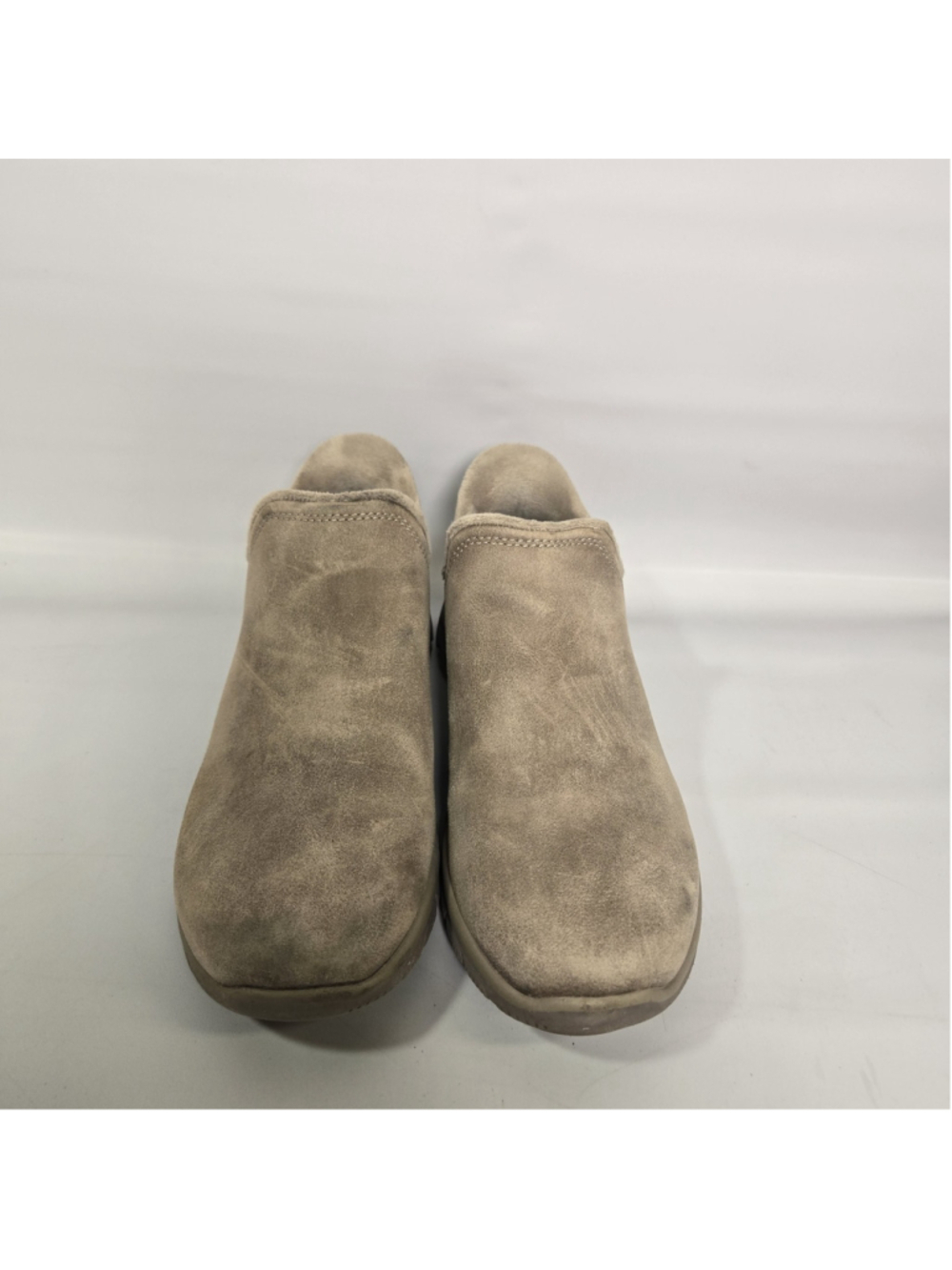 Skechers Easy Going Modern Hour Taupe Slip On Comfort Shoes Womens 7 Vegan Suede - Picture 3 of 15